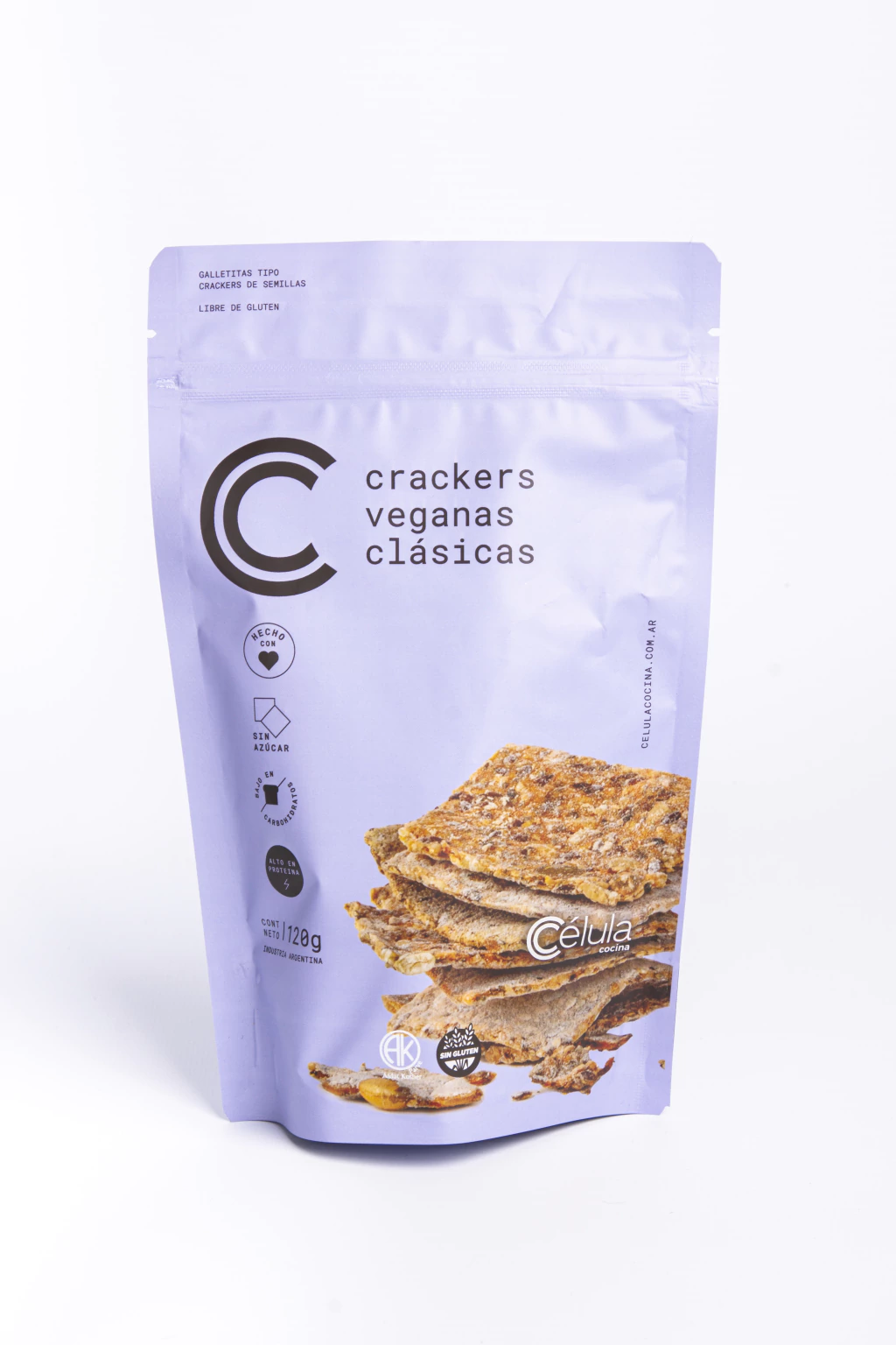 Crackers Proteicas Low Carb Vegan x 120 gr.